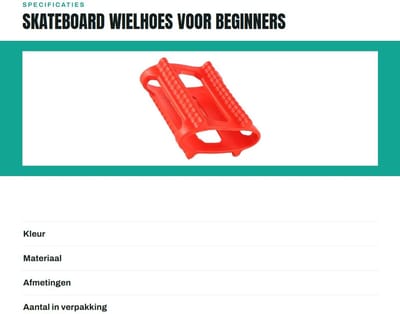Dailygoods- Wielhoes Verbeterde Balanscontrole - Skateboard Stabilisatie - Hulp voor Beginners - Eenvoudige Bevestiging - Essentieel voor Vaardigheidsontwikkeling - Skateboard Stabilisator