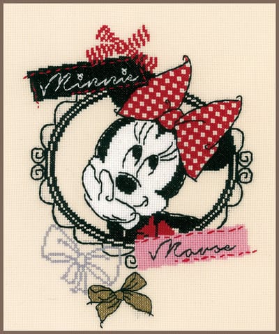 Vervaco - Telpakket kit - Disney It's all about Minnie - PN-0167264 - Borduren - Borduurpakket - Borduurpakket volwassenen