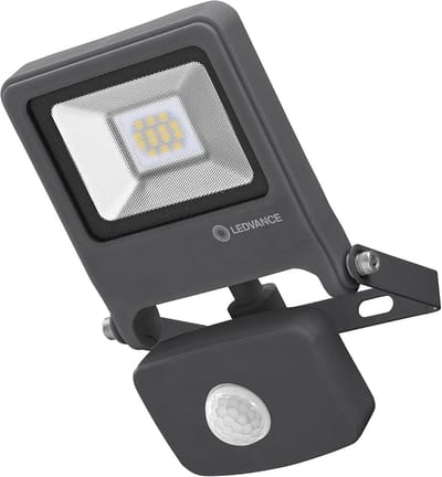 LED Buiten Floodlight met Bewegingssensor - 10W Koel Wit - IP44 voor Tuin en Oprit