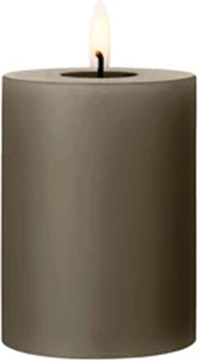 Ester & Erik Led Pillar kaars H10cm caviar