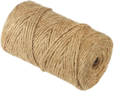 Natuurlijke Jute Touw, 3mm Bruin Touw voor Tuinieren, Fotografie, Planten en Creatieve Projecten