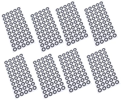 Dailygoody - 3D Scannen Marker - Referentiepunten - Gebruiksvriendelijk - 6mm ID 10mm OD - Nauwkeurig scannen - Geschikt voor 3D Motion Analyse - 500 ...