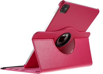 Arara Hoes Geschikt voor iPad Pro 11 inch hoes - (2022/2021/2020) - draaibaar tablethoes - bookcase - Lichtroze