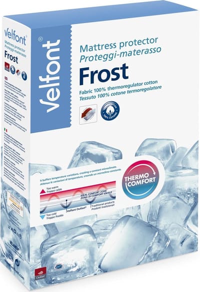Velfont - Frost - Verkoelende Matrasbeschermer - Katoen - 140 x 200 cm