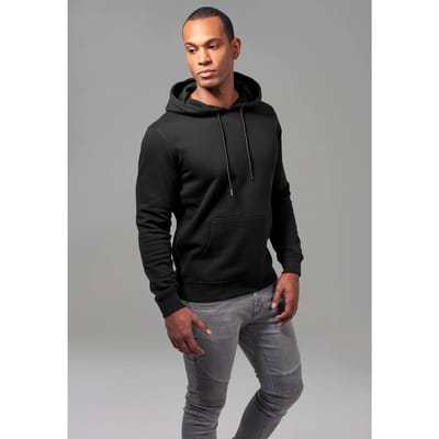 Urban Classics - Basic Sweat Hoodie/trui - L - Zwart