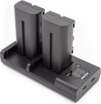 ChiliPower NP-F550 Sony USB Duo Kit - Camera accu set