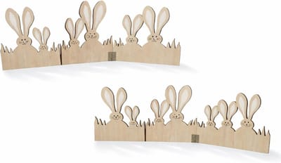 Houten Huizen Set - Decoratieve Woning - Tafeldecoratie - Nordic Stijl - 30 cm Hoog - Bruin Grijs