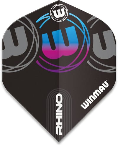 Winmau Rhino Extra Thick Logo Gradient Blue V1 - Dart Flights
