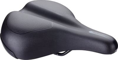BBB Cycling ComfortPlus Relaxed Fietszadel – Ontspannen Fietshouding Zadel – Synthetisch Fietszadel – Zwart – BSD-102