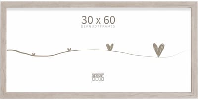 Deknudt Frames fotolijst S45RH1 - naturel - grijs - hout - 30x60 cm