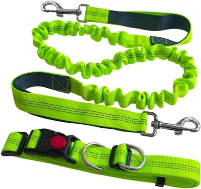 Verstelbare en Retractable Hondenriem met Reflecterende Stiksels voor Joggen en Wandelen