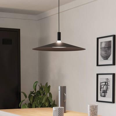 EGLO connect.z Conomavilla-Z Smart Hanglamp - Ø 45 cm - Zwart/Wit - Instelbaar RGB & wit licht - Dimbaar - Zigbee