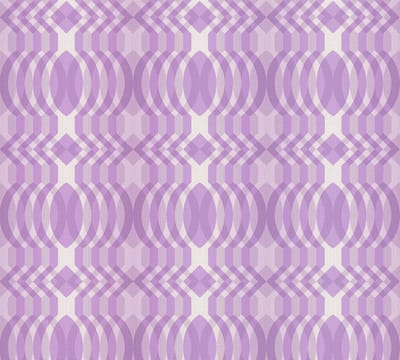 RETRO BEHANG | Grafisch - lila crème wit - A.S. Création Retro Chic