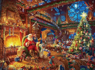Kerstman Puzzel 500 Stukken voor Volwassenen - Klassieke Puzzels in Groot Formaat