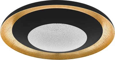 EGLO Canicosa 2 - WDL - 2 lichts - Ø49,5 cm - LED - Zwart - Goud