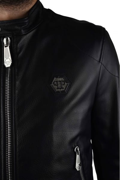 Philipp Plein Bikerjack Zwart