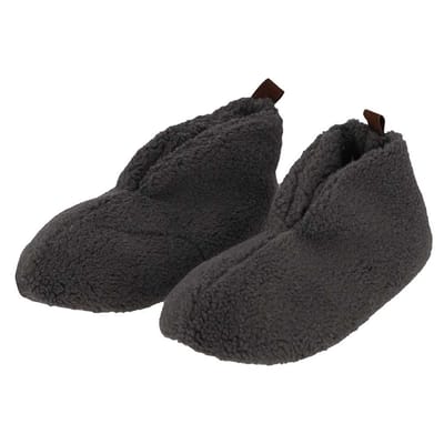 Apollo - Sloffen dames - Mules - Antraciet - Teddy Wol - Maat 37/38 - Pantoffels dames - Sloffen dames - Pantoffels dames maat 37