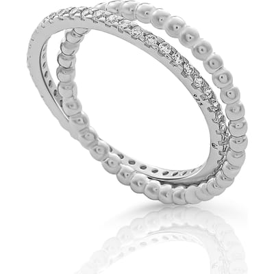 Orphelia 'Everest' Dames 925 Sterling Zilveren Ring - Zilver ZR-7542