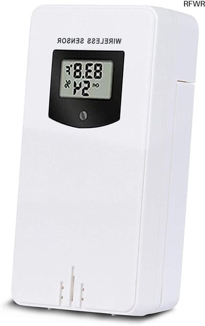 RFWR® Draadloze buitensensor voor weerstation - Thermometer en hygrometer voor buitengebruik