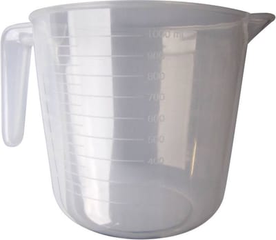 Maat en doseerbeker 1 liter met maatverdeling