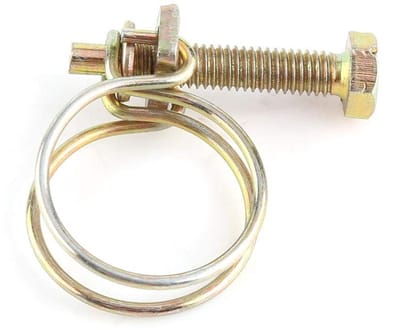 Dailygoody - Verstelbare Dubbele Draad Slangenklemmen - 19mm (16-19) - RVS Klemmen - Perfect voor Slangen - Duurzaam en Betrouwbaar - Geschikt voor Di...