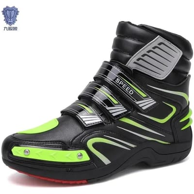 Waterdichte Motocross Laarzen Antislip Sneakers Fiets Beschermende Motorfiets Schoenen Race Laarzen Slijtvaste Motorfiets Schoenen 47 gray