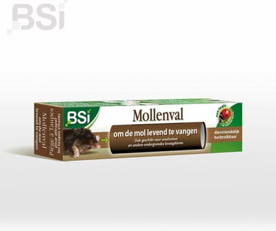 BSI - Diervriendelijke mollenval - Vangt ook woelmuizen en ratten