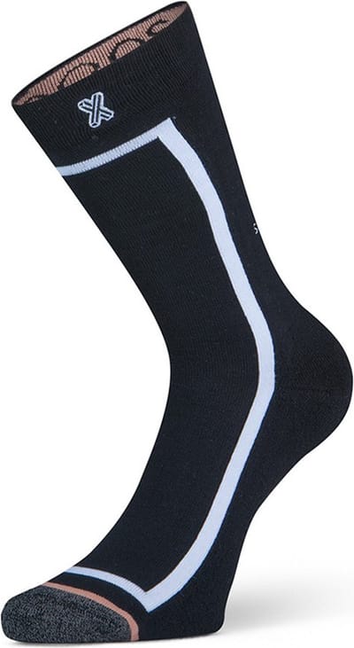 XPOOOS - Essentials Graphics Dames bamboe Sokken - Badstof zool - 1-Pack - Maat 39/42