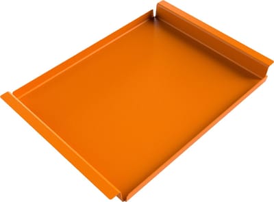 Steellish Dienblad Rechthoek - Tray - Aluminium - Oranje - 62×44×5 cm