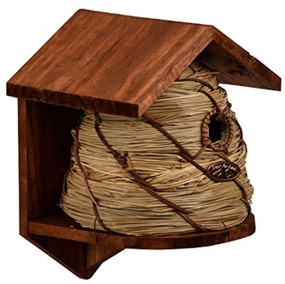Nestkast voor blauwe mezen en andere vogels - 17,5 x 17 x 26 cm
