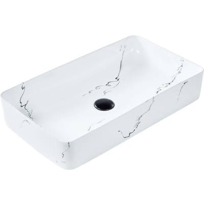 HOPI - Wastafel - Wit - 61 x 35 cm - Keramiek
