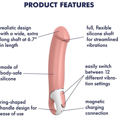 Satisfyer Vibes - Charming Smile, G-spot-vibrator met 12 krachtige vibratieprogramma's, waterdicht, oplaadbaar