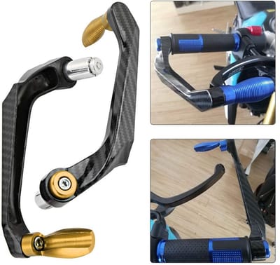 Dailygoody - Universele Motorhandbeschermers - 7/8 Inch - Aluminium Bescherming - Goudkleurig - Handvat Bescherming - Motoraccessoires - Geschikt voor