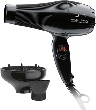 Professionele Haardroger - Stijltool - Haar Stijlen - Tourmalionic Technologie - 2800W Vermogen - Zwart