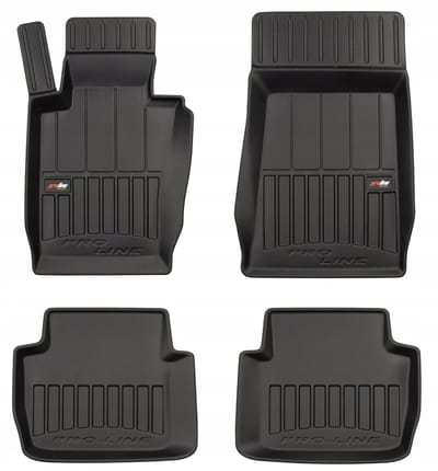 Frogum No.77 - Automatmatten - Geschikt voor BMW 3 Serie E46 1998-2005 - 3D Pasvorm - Hoge Rand 6cm - TPE Rubber