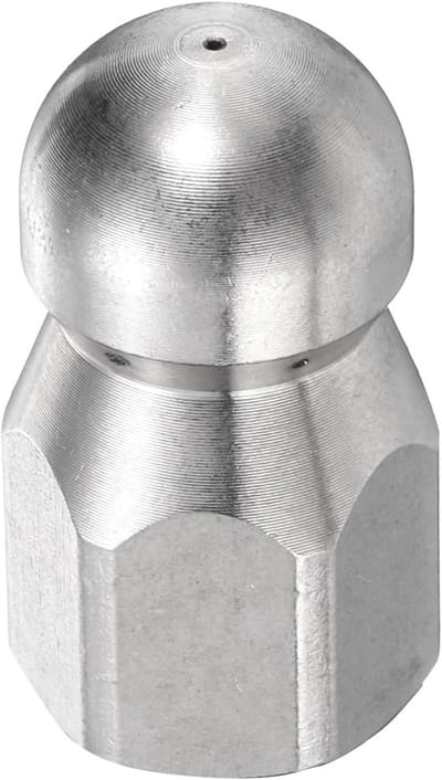Reinigingsmondstukken voor hogedrukreiniger, 1/4 inch NPT-boring, 5000 psi, roestvrij staal, afvoerblaster en draaipunt voor optimale reiniging van oppervlakken