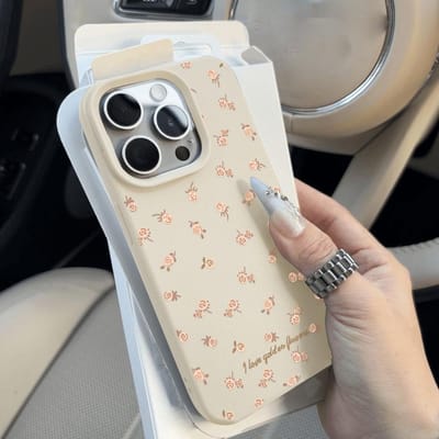 Coque de téléphone à fleurs pour iPhone 15 16 Pro Max 11 12 13 14 Pro Max Funda iPhone 16 14 15 Plus Housse antichoc en cuir souple bonbon For iPhone 14 Plus gray