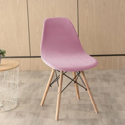 Fluwelen stoelhoezen Spandex Shell Effen kleur rugleuning stoelhoes voor woonkamer Kantoor Bar Banket Decoratie Stofkap