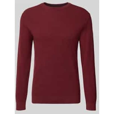 Regular fit gebreide pullover van puur katoen