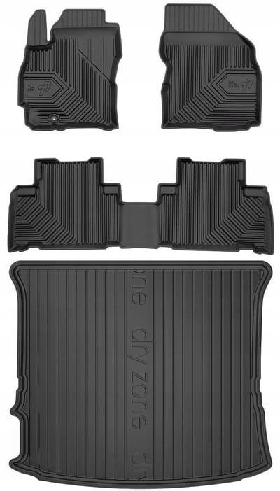 FROGUM Linia 77 - Mazda 5 II 2010-2017 - Automaat - Rubbermatten - Bagagemat - Perfecte Pasvorm