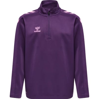 Hummel Core XK Half Zip Poly Sweat kinderen - Sporttruien - paars - Unisex
