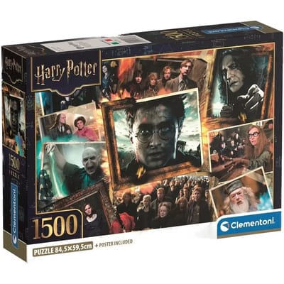 Clementoni - Puzzel - 1500 Stukjes - Harry Potter Compact Box - High Quality Collection
