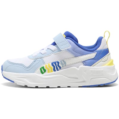 PUMA Unisex Trinity 2 Lt Come On Ac+ Ps Snow Mountain Blue-white- Taglia: 28 | Scarpe da Allenamento Outlet | Unisex | Bianco