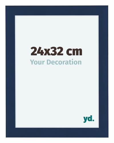 Your Decoration - Fotolijst 24x32 cm - MDF - Donkerblauw Geveegd - Como