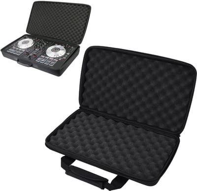 Dailygoods- Opslagtas Draagbaar - Dual Zipper - DJ Controller - Buffer Sponge - EVA Case - 40 x 25 x 8 cm - Dj Tas