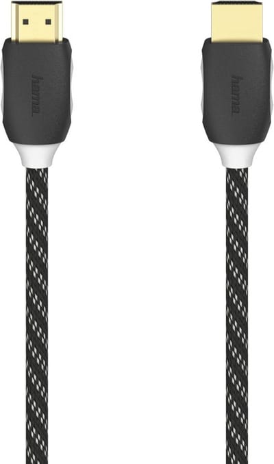 High Speed ​​HDMI™ Kabel - 4K - Ethernet - Gewoven Nylon - Verguld - 3m