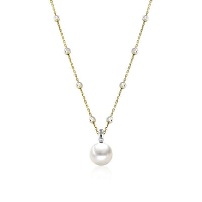 Luna-Pearls - 216.0886 - Ketting - 925/-Zilver met Zoetwater gekweekte parel