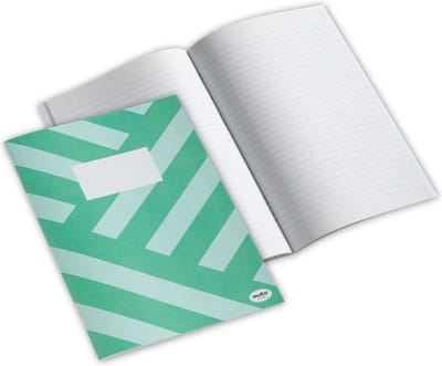 Multo - Set van 3 Gelinieerde A4 Schriften - 160 Pagina's per Schrift - Groen - FSC®-gecertificeerd
