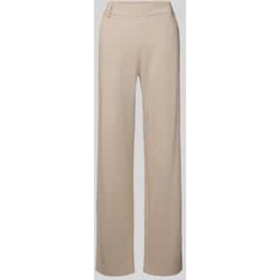 Only beige dames broek   Straight fit   Steekzakken   Elastische boord   Duurzaam   Regular waist Beige XS/32