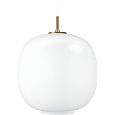 Louis Poulsen VL 45 Radiohus Glossy hanglamp - Acryl opaal wit - Ø25 cm